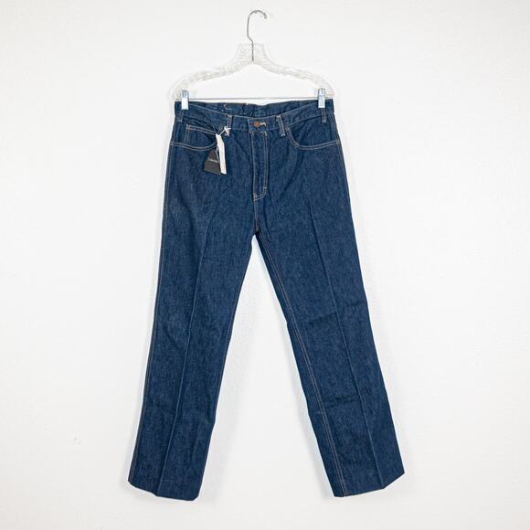Bullock's Deadstock Vintage 80s Calvin Klein Western Denim Jeans size 34 - Picture 1 of 13